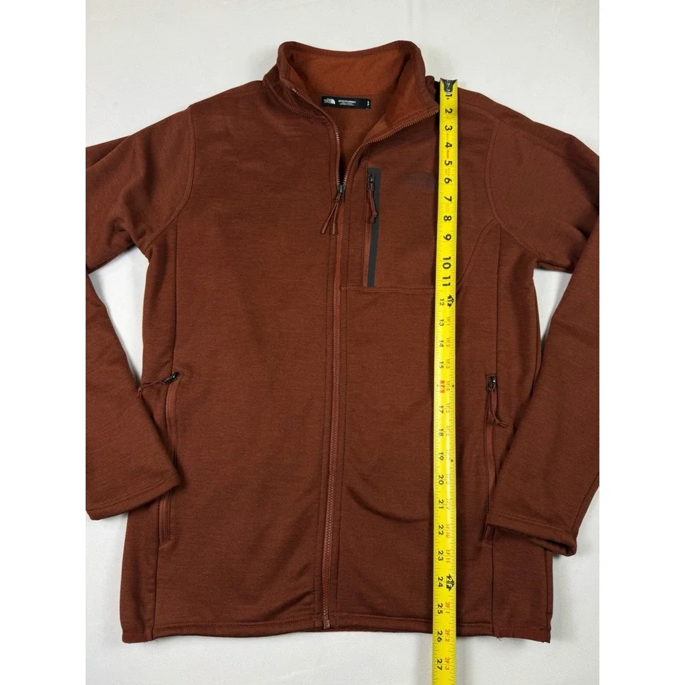 The North Face‎ Men Canyonlands Full Zip Fleece Jacket Brick House Red Heather S